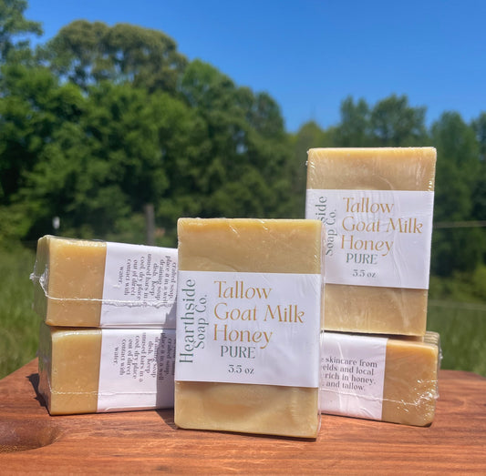 Pure | Tallow, Goat Milk & Honey Soap