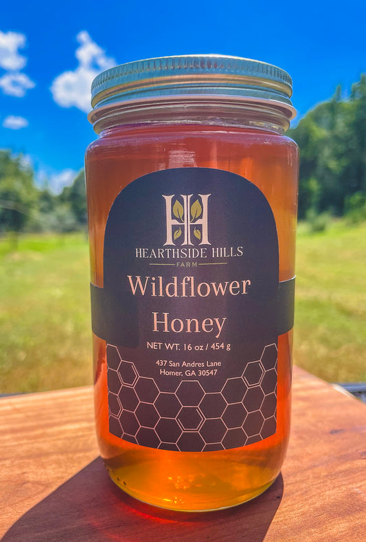 Wildflower Honey- Glass Jar