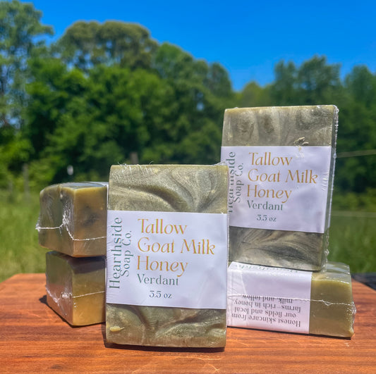 Verdant | Peppermint & Rosemary Tallow Soap