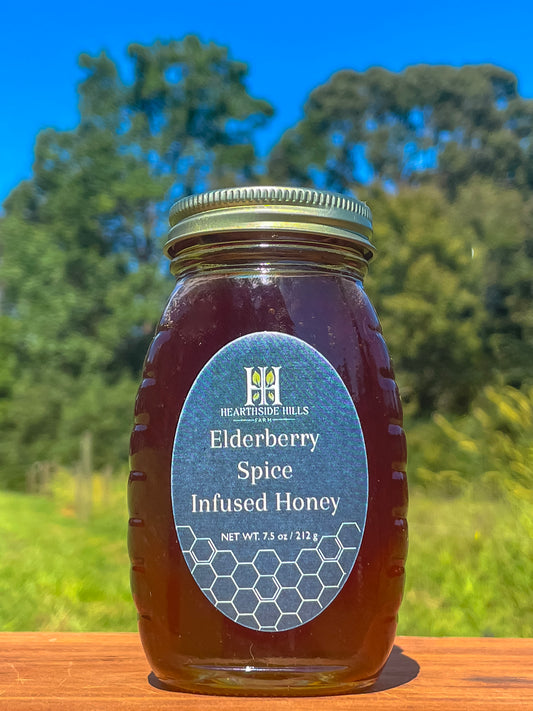 Elderberry Spice Infused Honey